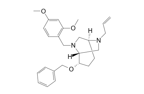 (-)-(1R,2S,5S)-6-Allyl-2-benzyloxy-8-(2,4-dimethoxybenzyl)-6,8- diazabicyclo[3.2.2]nonane