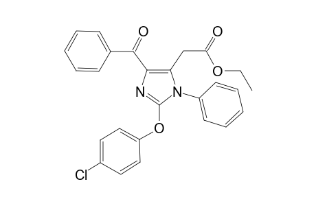 Ethyl 2-(4-Benzoyl-2-(4-chlorophenoxy)-1-phenyl-1H-imidazol-5-yl)acetate