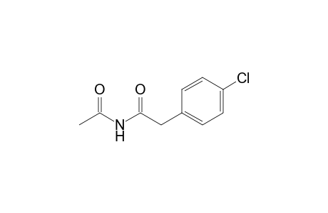 2-(4-Chlorophenyl)-N-ethanoyl-ethanamide