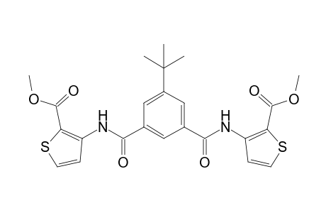 3,3'-(5-tert-butylisophthalamido)di-2-thiophenecarboxylic acid, dimethyl ester