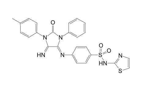 (Z)-4-(5-imino-2-oxo-3-phenyl-1-p-tolylimidazolidin-4-ylideneamino)-N-(thiazol-2-yl)benzenesulfonamide