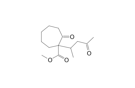 2-Carbomethoxy-2-(1-methyl-3-oxobutyl)cycloheptanone