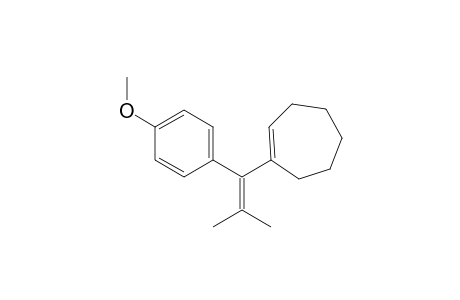 Cycloheptene, 1-[1-(4-methoxyphenyl)-2-methyl-1-propenyl]-
