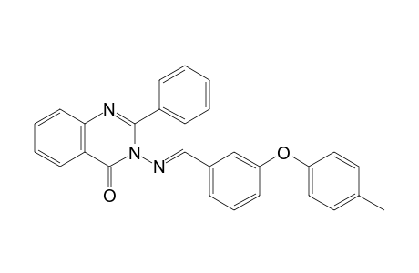 3-({(E)-[3-(4-methylphenoxy)phenyl]methylidene}amino)-2-phenylquinazolin-4(3H)-one