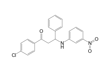 2-(4-Chlorobenzoyl)-1-phenyl-N-(3-nitrophenyl)ethanamine