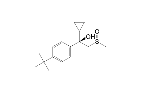 (R*,S*)-alpha-(p-tert-BUTYLPHENYL)-alpha-[(METHYLSULFINYL)METHYL]CYCLOPROPANEMETHANOL