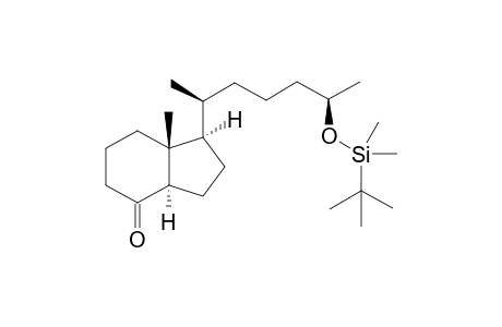 (20S)-des-A,B-20-[(4R)-tert-butyldimethylsilyloxy-pentyl]pregnan-8-one