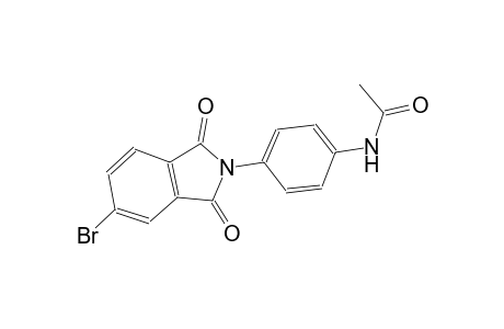 N-[4-(5-bromo-1,3-dioxo-1,3-dihydro-2H-isoindol-2-yl)phenyl]acetamide
