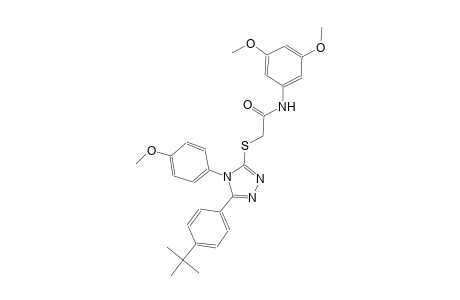 2-{[5-(4-tert-butylphenyl)-4-(4-methoxyphenyl)-4H-1,2,4-triazol-3-yl]sulfanyl}-N-(3,5-dimethoxyphenyl)acetamide