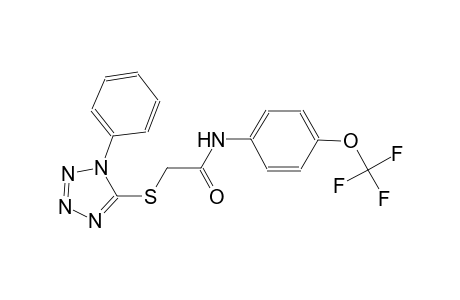 acetamide, 2-[(1-phenyl-1H-tetrazol-5-yl)thio]-N-[4-(trifluoromethoxy)phenyl]-