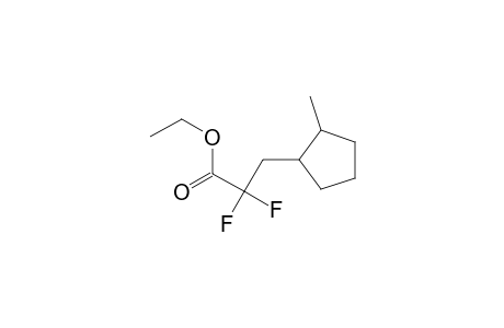 2,2-Difluoro-3-(2-methylcyclopentyl)propanoic acid ethyl ester