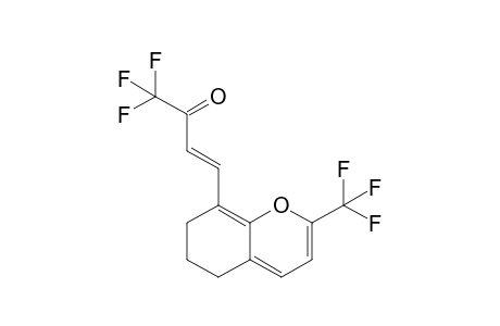 1,1,1-Trifluoro-4-[2'-(trifluoromethyl)-6',7'-dihydro-5H-[1]-benzopyran-8'-yl]-but-3-en-2-one