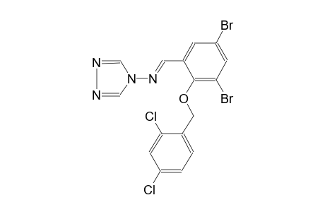 4H-1,2,4-triazol-4-amine, N-[(E)-[3,5-dibromo-2-[(2,4-dichlorophenyl)methoxy]phenyl]methylidene]-