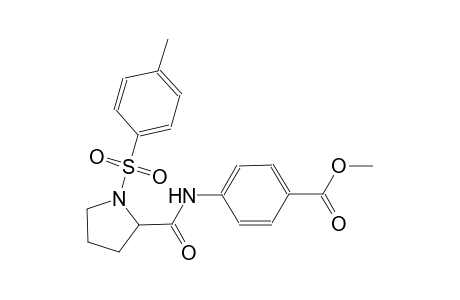 benzoic acid, 4-[[[1-[(4-methylphenyl)sulfonyl]-2-pyrrolidinyl]carbonyl]amino]-, methyl ester