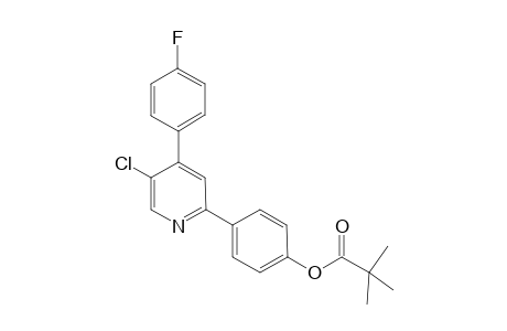 4-(5-Chloro-4-(4-fluorophenyl)pyridin-2-yl)phenyl pivalate