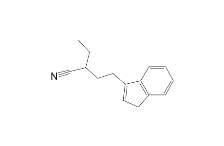 1H-Indene-3-butanenitrile, .alpha.-ethyl-