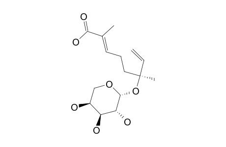 (6S)-2-trans-6-A-L-ARABINOPYRANOSYLOXY-2,6-DIMETHYL-2,7-OCTADIENOIC ACID