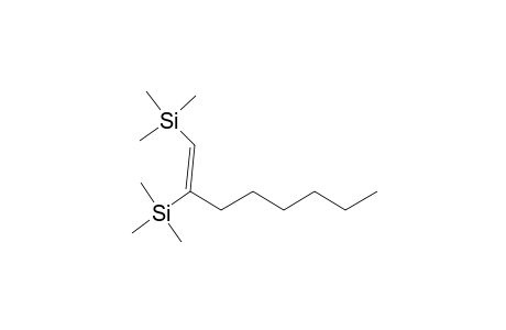 Trimethyl-[(1Z)-1-(trimethylsilylmethylene)heptyl]silane