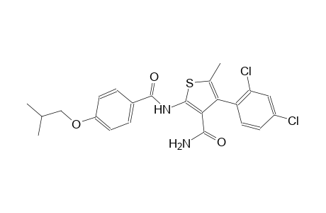4-(2,4-dichlorophenyl)-2-[(4-isobutoxybenzoyl)amino]-5-methyl-3-thiophenecarboxamide