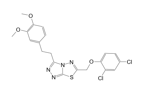 [1,2,4]triazolo[3,4-b][1,3,4]thiadiazole, 6-[(2,4-dichlorophenoxy)methyl]-3-[2-(3,4-dimethoxyphenyl)ethyl]-