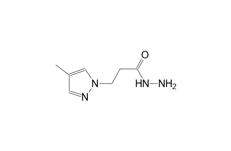 3-(4-methyl-1H-pyrazol-1-yl)propanohydrazide