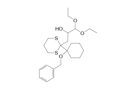 3-{2-[1-(Benzyloxy)cyclohexyl]-1,3-dithian-2-yl}-1,1-diethoxypropan-2-ol
