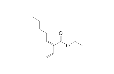 (Z)-2-ethenyl-2-heptenoic acid ethyl ester