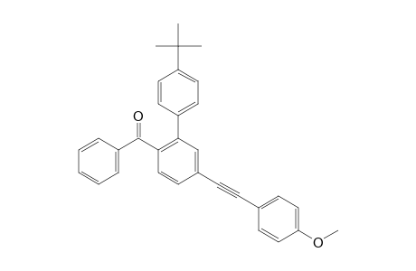 {4'-tert-Butyl-5-[(4-methoxyphenyl)ethynyl]biphenyl-2-yl}phenylmethanone