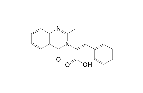 .alpha.-[2-Methyl-4(3H)-quinazolinone-3-yl]cinnamic acid