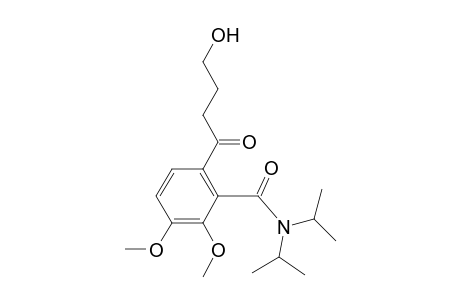 2,3-Dimethoxy-6-(4-oxidanylbutanoyl)-N,N-di(propan-2-yl)benzamide