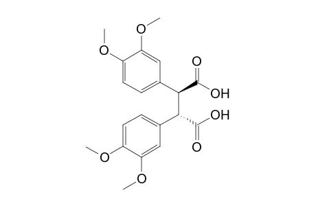 2,3-bis(3,4-dimethoxyphenyl)butanedioic acid