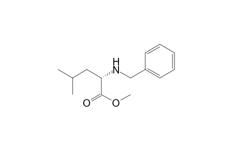 (2S)-2-(benzylamino)-4-methyl-valeric acid methyl ester