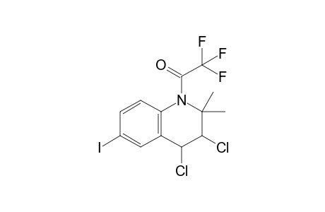 3,4-Dichloro-1-trifluoroacetyl-6-iodo-2,2-dimethyl-1,2,3,4-tetrahydroquinoline