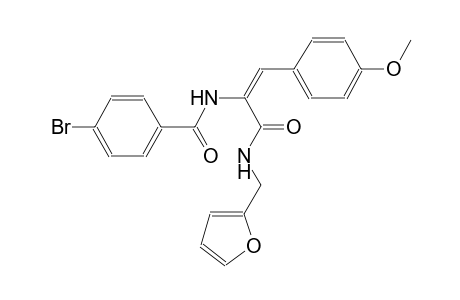 4-bromo-N-[(E)-1-{[(2-furylmethyl)amino]carbonyl}-2-(4-methoxyphenyl)ethenyl]benzamide