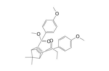 Bicyclo[2.2.1]hepta-2,5-diene-2-carboxylic acid, 5,6-bis(4-methoxyphenyl)-7,7-dimethyl-3-(1-oxopropyl)-, methyl ester