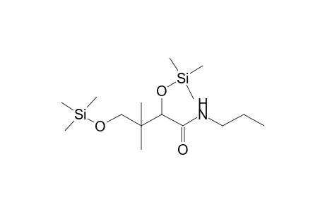 Pantoylpropylamide, bis(trimethylsilyl) ether