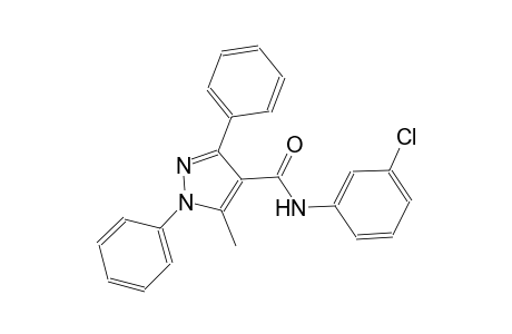 N-(3-chlorophenyl)-5-methyl-1,3-diphenyl-1H-pyrazole-4-carboxamide