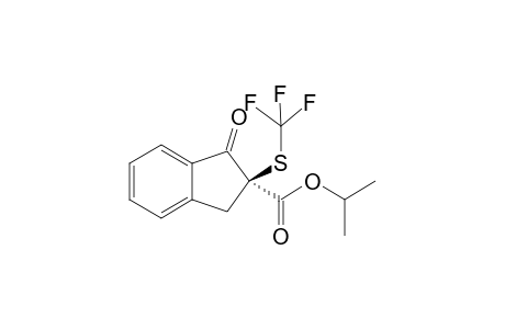 (2S)-i-Propyl 2-trifluoromethanesulfenyl-1-oxoindan-2-carboxylate
