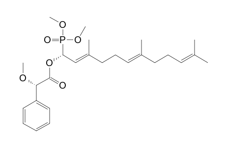 (1-R,2-E,6-E)-1-(DIMETHOXYPHOSPHINYL)-3,7,11-TRIMETHYL-2,6,10-DODECATIENYL-(S)-METHOXYPHENYLACETATE