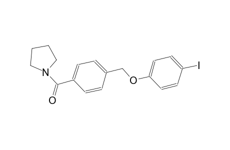 1-{4-[(4-iodophenoxy)methyl]benzoyl}pyrrolidine