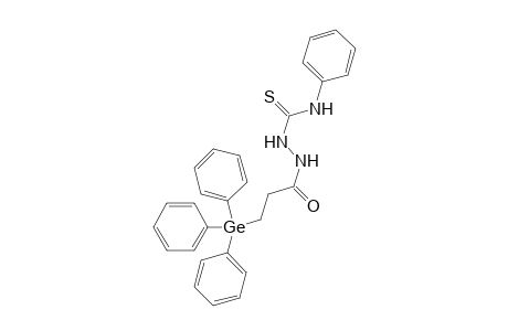 N-phenyl-2-(3-(triphenylgermyl)propanoyl)hydrazinecarbothioamide