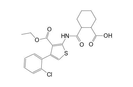 2-({[4-(2-chlorophenyl)-3-(ethoxycarbonyl)-2-thienyl]amino}carbonyl)cyclohexanecarboxylic acid