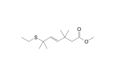 (E)-6-(ethylthio)-3,3,6-trimethyl-4-heptenoic acid methyl ester