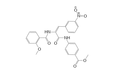 benzoic acid, 4-[[(2E)-2-[(2-methoxybenzoyl)amino]-3-(3-nitrophenyl)-1-oxo-2-propenyl]amino]-, methyl ester