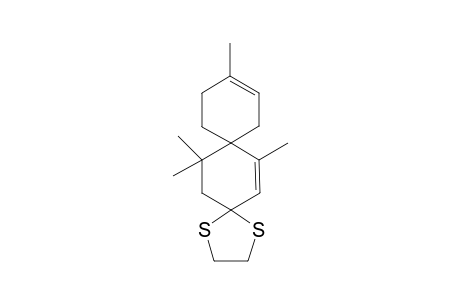 9-(Ethylidenedithia)-3,7,11,11-tetramethylspiro[5.5.]undeca-3,7-diene