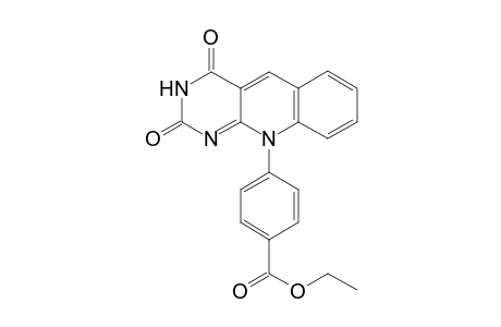 Ethyl 4-(2,4-dioxo-3,4-dihydropyrimido[4,5-b]quinolin-10(2H)-yl)benzoate