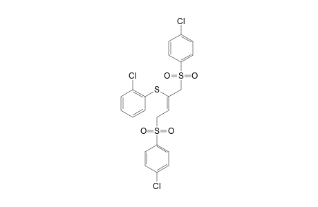 (Z)-1,4-bis[(p-chlorophenyl)sulfonyl]-2-[(o-chlorophenyl)thio]-2-butene