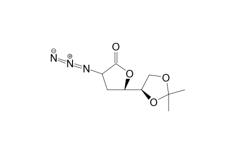 (+)-2-Azido-2,3-deoxy-5,6-isopropylidene-D-arabino-hexoro-1,4-lactone