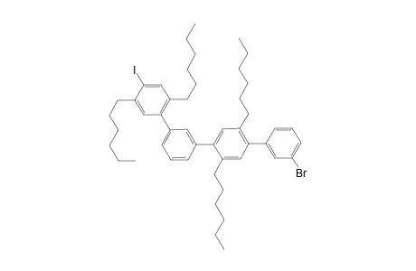 3'-Bromo-5-iodobis[1-(1,4-dihexylphenyl)benzene]