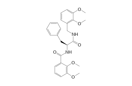 (2S)-2-(-2,3-Dimethoxyphenyl)carbonylamino-N-(2,3-dimethoxybenzyl)-3-phenylethyl amide